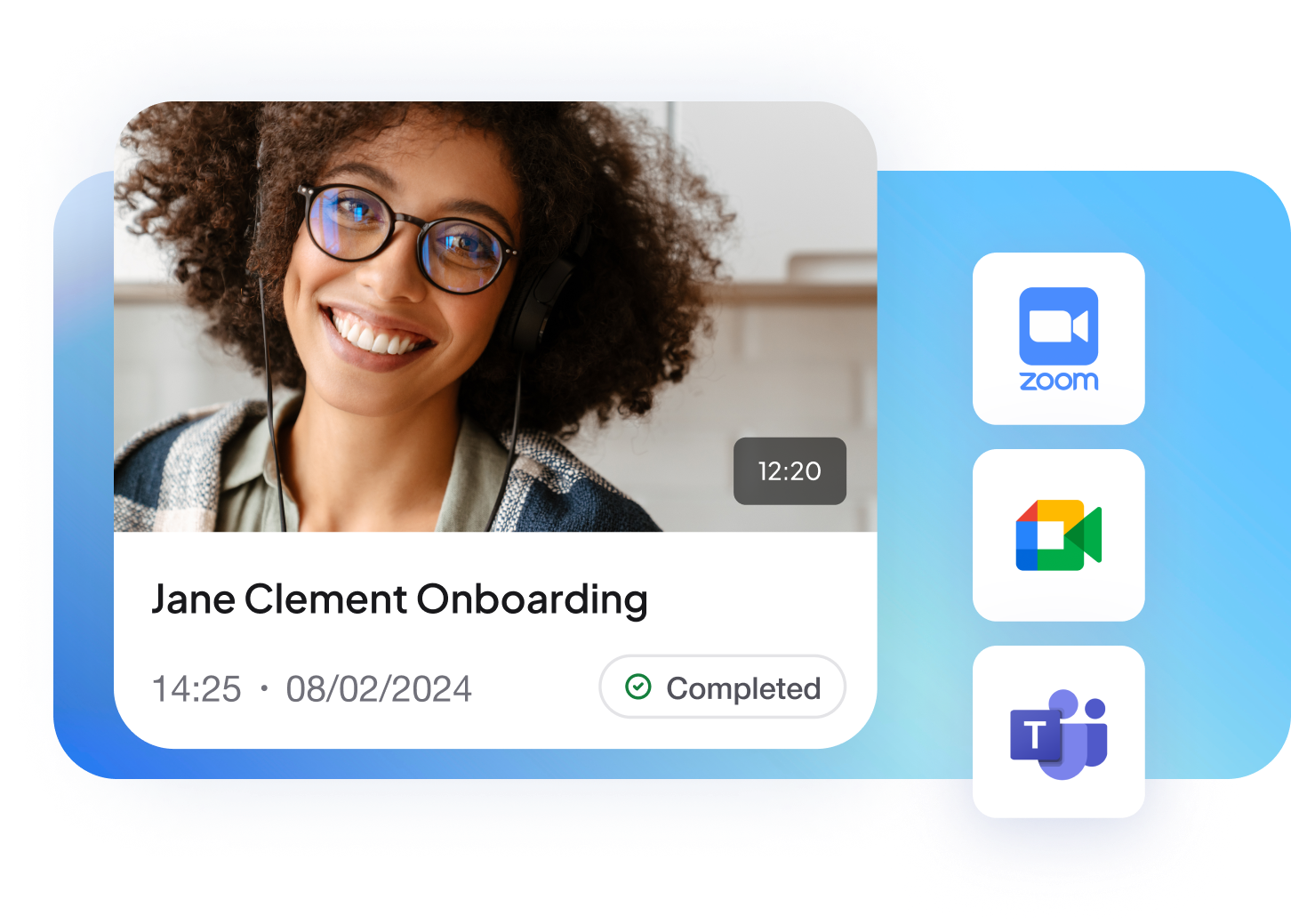 Set up the recording 